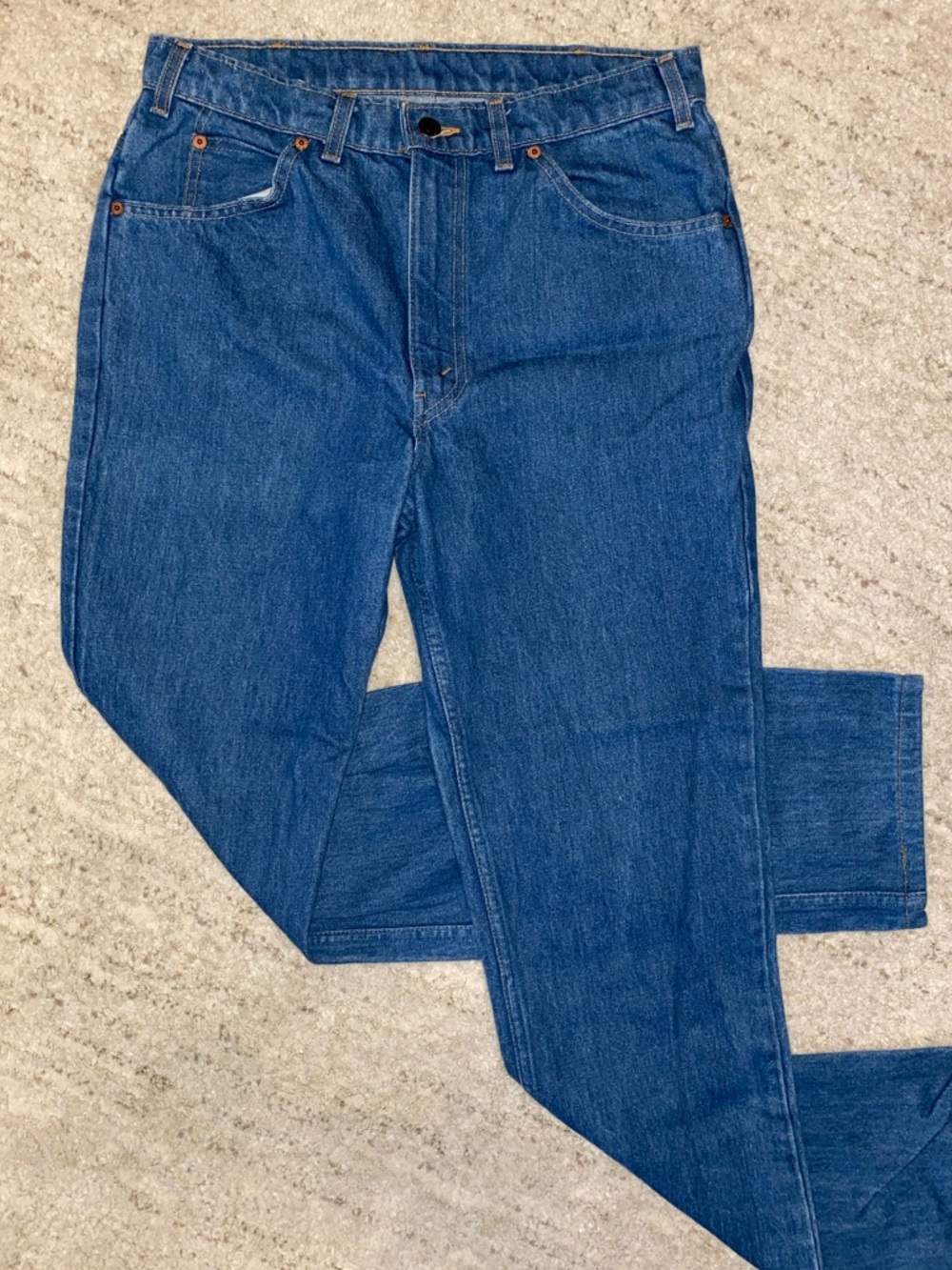 Vintage Levi’s 631 Straight Leg Yellow Tag Classic Denim Blue Jeans 31" Waist